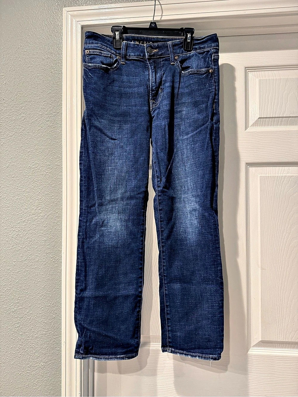 American Eagle Boot Cut Jeans in Blue Waist 32